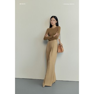 Áo thun tay dài BASIC MAPLE TOP