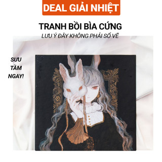 Tranh Bồi Bìa Cứng Dày 2mm - Tranh Đặc Biệt - Tranh Sưu Tầm Giới Hạn - Ong Mặt Bự (Đây Không Phải Sổ)