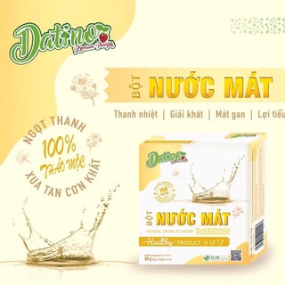 Bột Nước Sâm, Bột Nước Mát Datino không đường, không chất bảo quản Hộp 10 gói x 8g