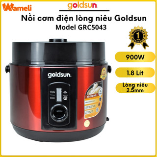 Nồi cơm điện Goldsun GRC5043, lòng niêu phủ chống dính cao cấp dung tích 1.8L