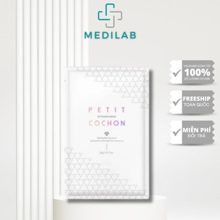 Mặt Nạ Trắng Da Petit Cochon Whitening Mask 22g (Hộp 10 Miếng)
