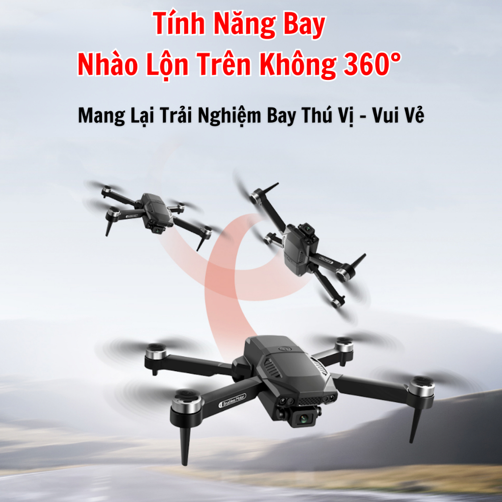 Flycam Dành Cho Người Mới Chơi, Máy Bay Không Người Lái Giá Rẻ, Fly Cam F198 Camera 4K Động Cơ Không Chổi Than | BigBuy360 - bigbuy360.vn