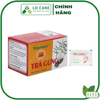 Trà gừng traphaco giải cảm, làm ấm cơ thể