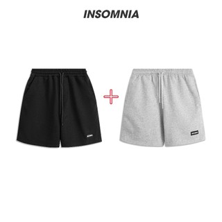  Combo 2 Quần Short Nỉ Chân Cua INSOMNIA Unisex Premium - CB006