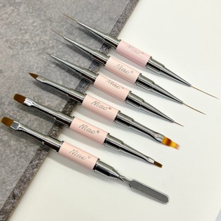  Cọ đắp gel niao 2 đầu đắp gel gôm cọ nét ombre 