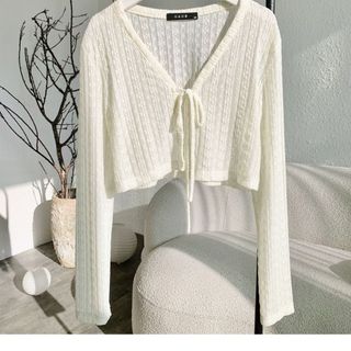 Áo khoác cardigan thun ren cho nữ phù hợp mùa hè đi biển mùa thu đi đà lạt, GAGO GA4767 4771 4772