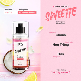 Xịt Thơm Toàn Thân Hương Nước Hoa Kiss My Body hương SWEETIE 88ML