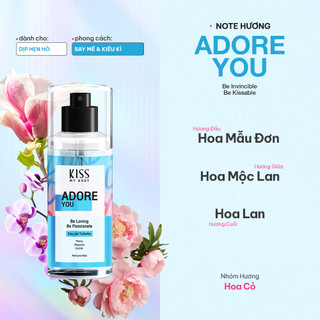 Xịt Thơm Toàn Thân Hương Nước Hoa KISS MY BODY Perfume Mist - Hương Adore You 88ml