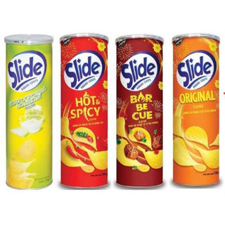 Snack khoai tây lon Slide 150g