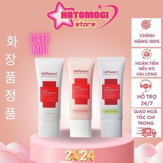 Kem Chống Nắng Cell Fusion C Toning Sunscreen C Laser / Clear / Toning Suncreen Đỏ / Xanh