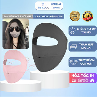 Khẩu Trang Toàn Mặt Chống 99% Tia UV DELADEP, Khẩu Trang Hai Lớp Chống Nắng UPF 50+, Mềm Mịn Mát Thông Thoáng KTM02