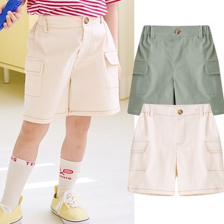 Quần short kaki Bebezoo túi hộp cho bé BEC2PT208