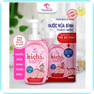 Nước rửa bình sữa Kichi dạng bình 500ml