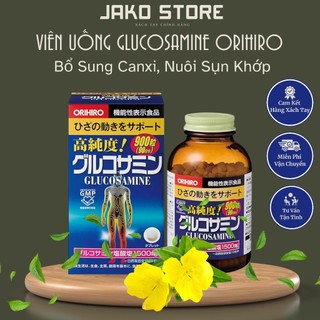 Viên xương khớp glucosamine orihiro nhật bản, giảm đau xương khớp bổ sung canxi