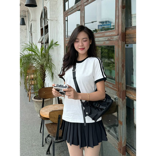 [RÁCH STORE] Áo Thun - Trơn - Viền 3 Sọc