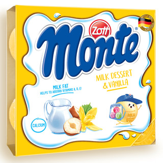 Váng sữa Zott Monte 4x55g