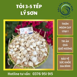 🔥Tỏi Lý Sơn chính gốc 🔥 - loại 3-5 tép - túi lưới 1kg - tỏi được lựa chọn kỹ - dễ bóc vỏ và rất thơm