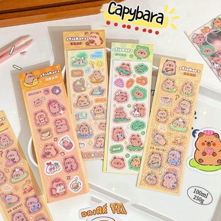 Sticker Hình Dán Trang Trí Capybara Dễ Thương