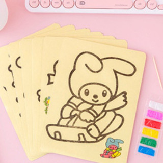 🍉(Set 10) Tranh cát mầu thú vị cho bé DUASHOP🍉
