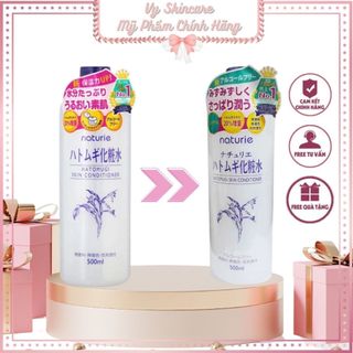 (Mẫu Mới) Nước Hoa Hồng Gạo Naturie Hatomugi Skin Conditioner Lotion 500ml, Toner Dưỡng Ẩm Ý Dĩ Chính Hãng Nhật Bản