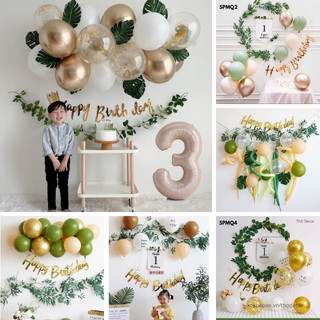 Set Trang Trí Sinh Nhật Phong Cách Hàn Quốc, Đa Dạng Mẫu Mã Siêu Đẹp Dễ Thương