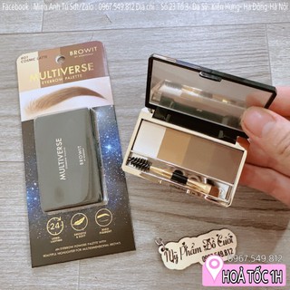 Bột tán chân mày BROWIT by nongchat multiverse eyebrow kẻ lông mày phẩy sợi gẩy sợi lâu trôi 4 màu