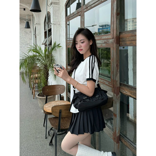[RÁCH STORE] Áo Thun - Trơn - Viền 3 Sọc