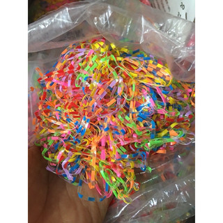 Dây chun buộc tóc nhiều màu cho bé 200g,dây thun cột tóc nữ nhiều màu