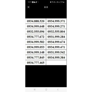 SIM MOBI SỐ ĐẸP TRẢ TRƯỚC_ĐỒNG GIÁ 400K
