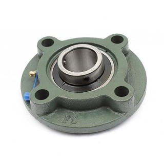 Gối đỡ vòng bi trục 25mm, Gối đỡ hình tròn trục 25mm, gối đỡ tròn kèm 4 vít định vị, Gối đỡ UCFC205