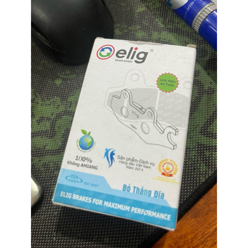 Má phanh đĩa chính hãng ELIG (có tem chính hãng) cho Piaggio Zip, Vespa Lx, Sftra hiệu ELIG