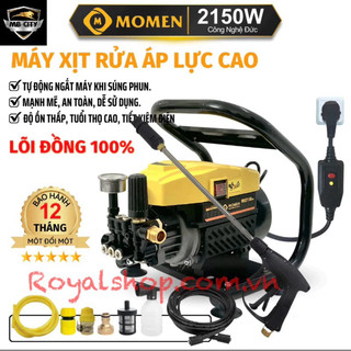 Máy Rửa Xe Áp Lực Cực Cao Momen 2150w Chính Hãng - Có Chỉnh Áp - Bán Công Nghiệp - Bảo Hành 12 tháng