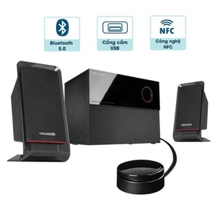 Loa Vi Tính Bluetooth Loa Máy Tính Để Bàn Microlab M200BT 2.1 có Bluetooth Công Suất Lớn 50w công nghệ NFC Âm Thanh HD