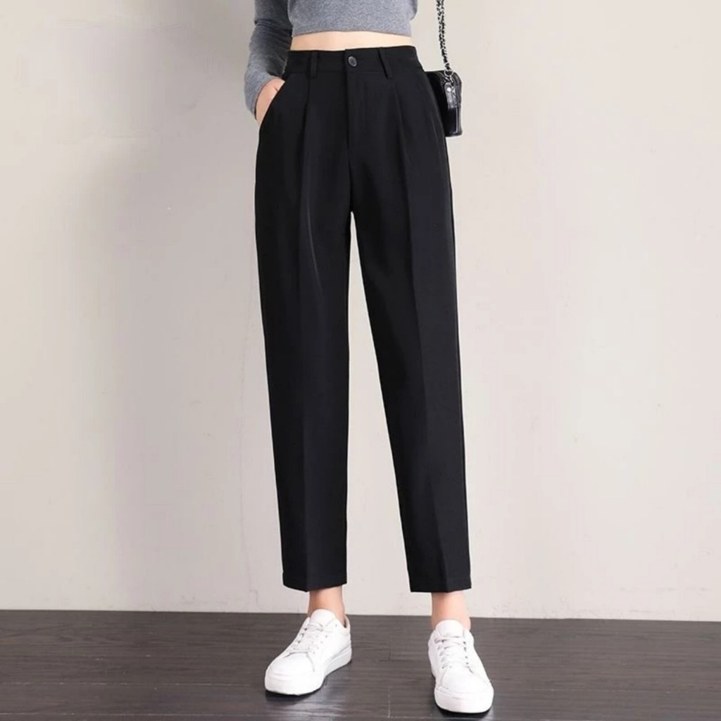 Quần Baggy Tây Nữ Bigsize 55–85kg Lưng Thun Cạp Cao Ống Rộng Che Khuyết Điểm BGTAY – 2KJeans | BigBuy360 - bigbuy360.vn