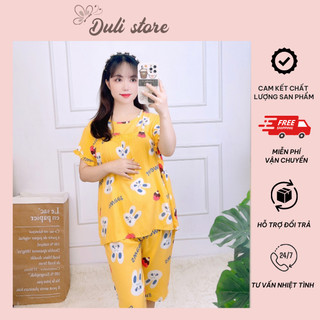 Bộ đồ bầu lanh lụa 45-65kg