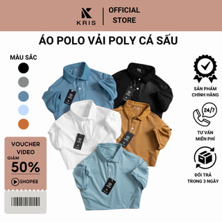 Áo Polo Nam Basic Coolmax: thanh lịch vải cá sấu cotton cao cấp thoáng mát chuẩn form 5 màu cực đẹp
