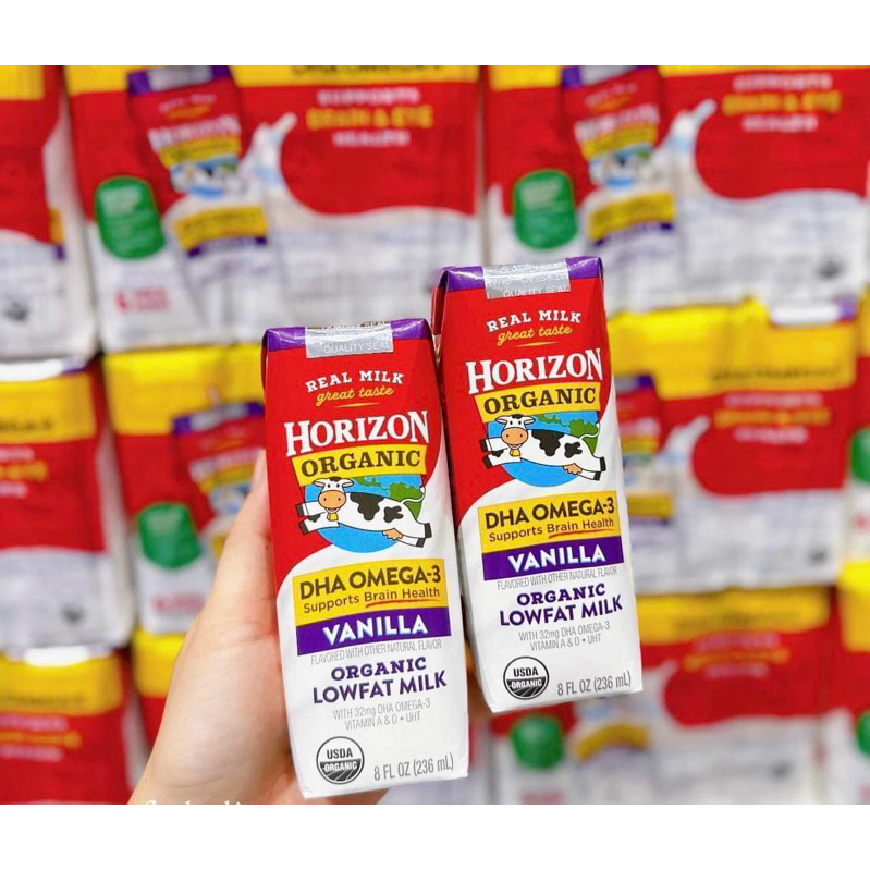 Sữa Tươi Dạng Nước Horizon Organic Mỹ - hộp 236ml [ Sunny Store ]