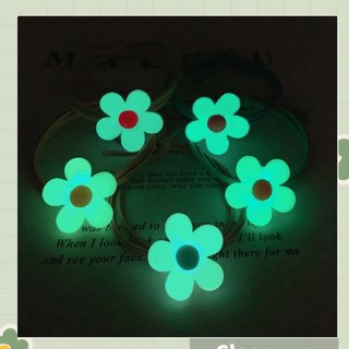 01 dây cột tóc Classy dạ quang phát sáng hình hoa thạch jelly bền chắc giá rẻ, nữ tính PK629