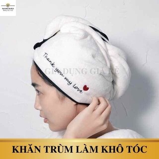 ❌ComBo 10 Khăn❌Khăn Trùm Ủ Tóc LV Nhanh Khô Tóc, 100 Khăn Siêu Thấm Hút .[TTBX]