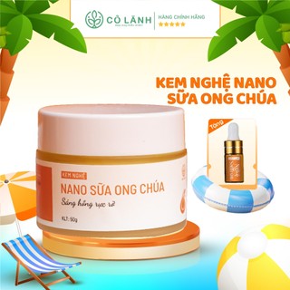 Kem nghệ sữa ong chúa Cỏ Lành dưỡng trắng, mờ thâm nám 50G