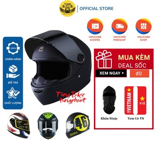 Mũ Bảo Hiểm Full face Royal M136 - Bảo Hành Chính Hãng 12 Tháng (TẶNG Khăn Ninja)