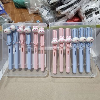  12 cây bút máy xóa được cutie thỏ&cún 