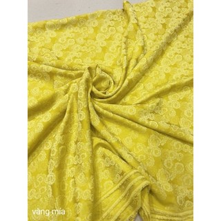 [ VẢI ÁO DÀI] GẤM CAO CẤP TIỂU CÚC