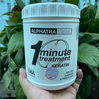 Kem ủ 1 phút One Minute Treatment Alphatra delofil 1500ml _NEW