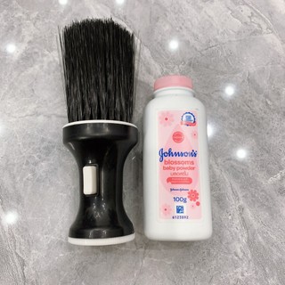 Chổi phủi tóc chấm phấn rôm, dụng cụ chấm phấn phủi tóc nam-ta18
