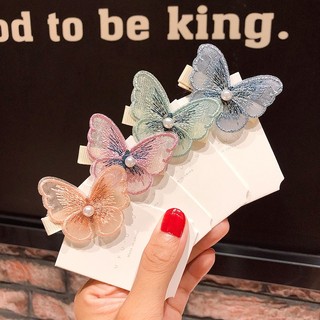 Kẹp tóc mái 3D hình bướm cho cô nàng- N03