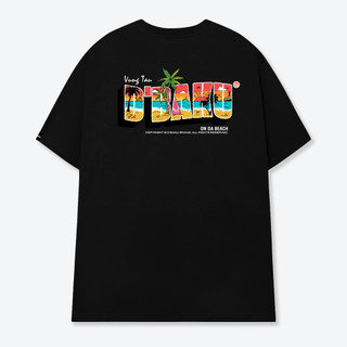 Áo thun Unisex D'BAKU ON DA BEACH (Tặng kèm túi Canvas)