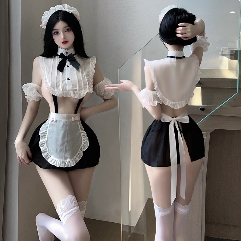 Fullset đồ hóa trang cosplay anime nhật bản hầu gái bồi bàn hầu phòng sexy xinh xắn dễ thương