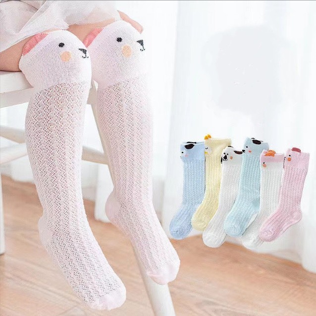  Sét 3 Đôi Tất,Vớ lưới chống muỗi cho bé  tất lưới ĐÙI cao cổ mềm mại thoáng khí cho bé 