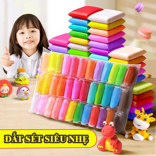 Đất Nặn 12 Màu Siêu Nhẹ Tự Khô Hàng Đẹp